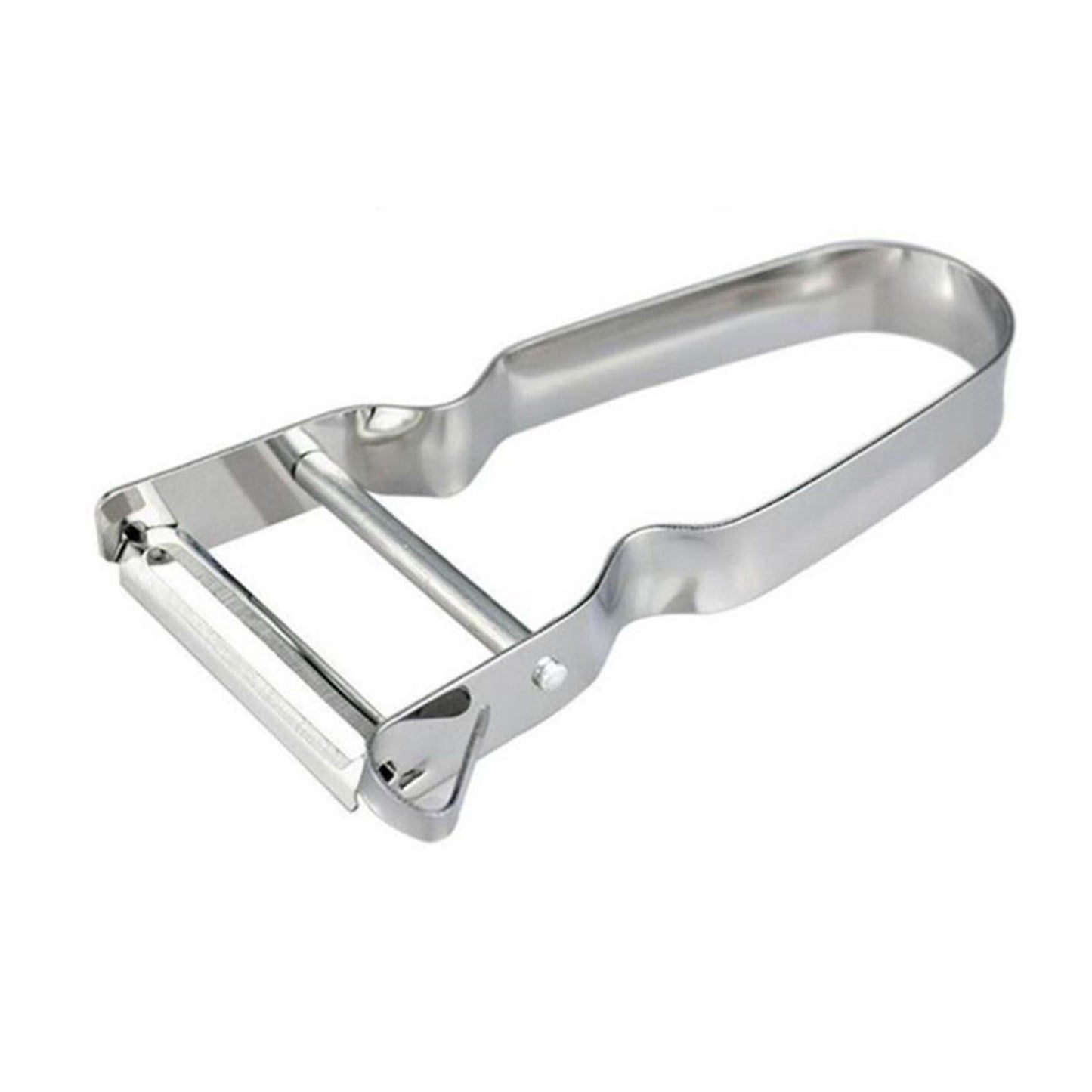 Stainless Steel Peeler U Shape Ergonomic Handle Fruit Peeler Vegetable Peeler for Kitchen Silver V1294-YM0512-3118220279211