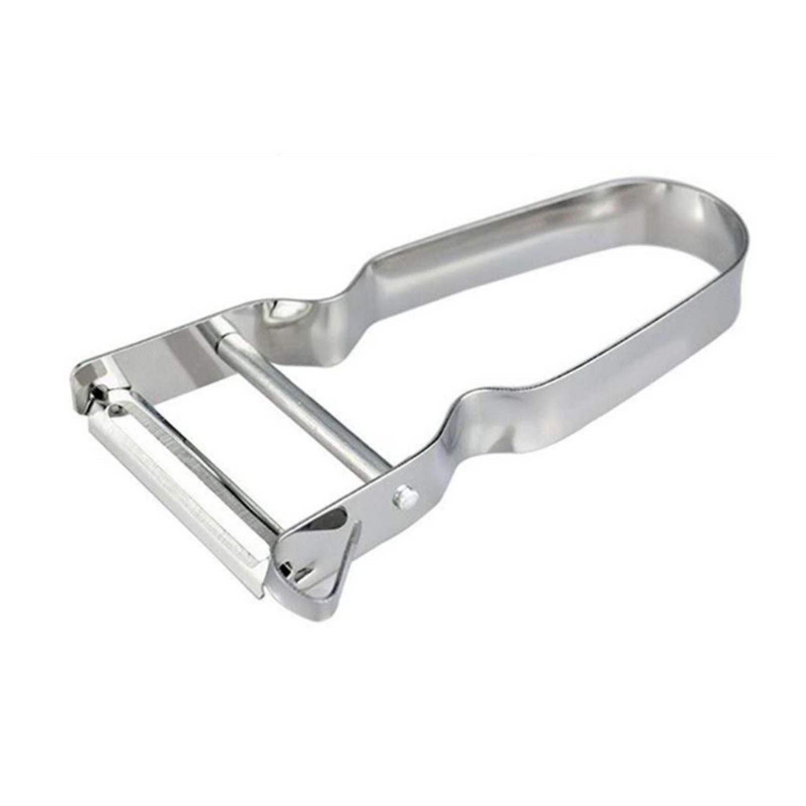 Stainless Steel Peeler U Shape Ergonomic Handle Fruit Peeler Vegetable Peeler for Kitchen Silver V1294-YM0512-3118220279211