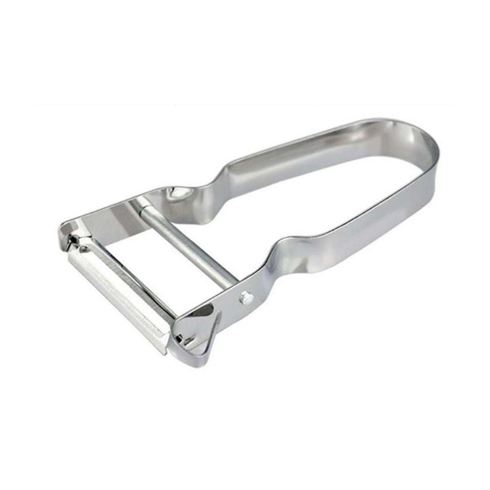Stainless Steel Peeler U Shape Ergonomic Handle Fruit Peeler Vegetable Peeler for Kitchen Silver V1294-YM0512-3118220279211