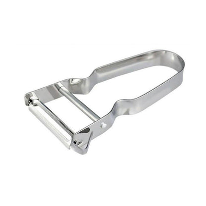 Stainless Steel Peeler U Shape Ergonomic Handle Fruit Peeler Vegetable Peeler for Kitchen Silver V1294-YM0512-3118220279211