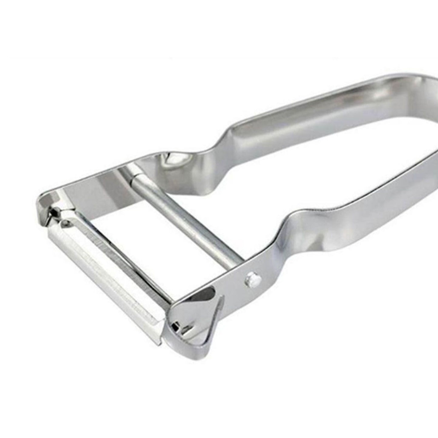 Stainless Steel Peeler U Shape Ergonomic Handle Fruit Peeler Vegetable Peeler for Kitchen Silver V1294-YM0512-3118220279211