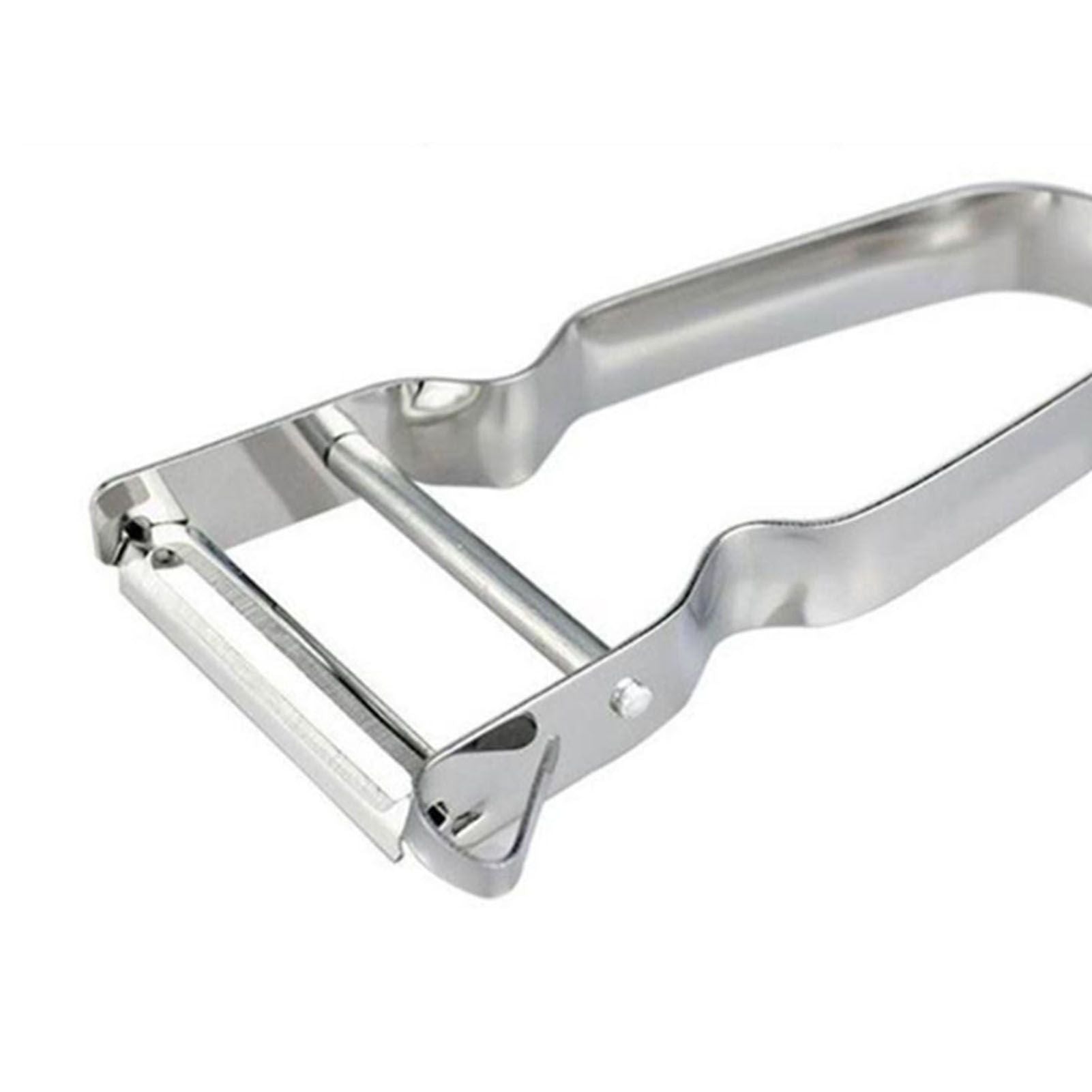 Stainless Steel Peeler U Shape Ergonomic Handle Fruit Peeler Vegetable Peeler for Kitchen Silver V1294-YM0512-3118220279211