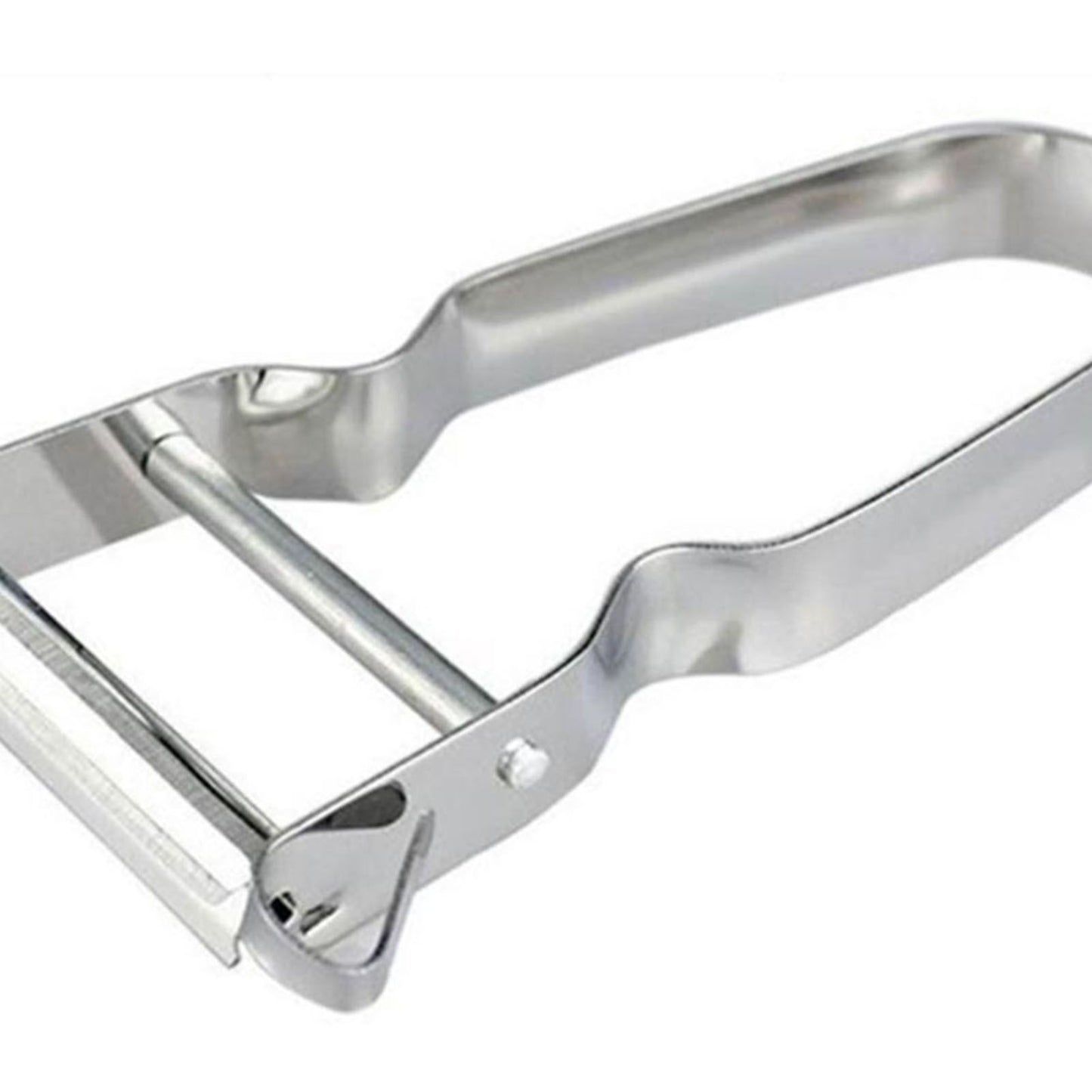 Stainless Steel Peeler U Shape Ergonomic Handle Fruit Peeler Vegetable Peeler for Kitchen Silver V1294-YM0512-3118220279211