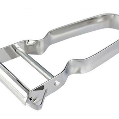Stainless Steel Peeler U Shape Ergonomic Handle Fruit Peeler Vegetable Peeler for Kitchen Silver V1294-YM0512-3118220279211