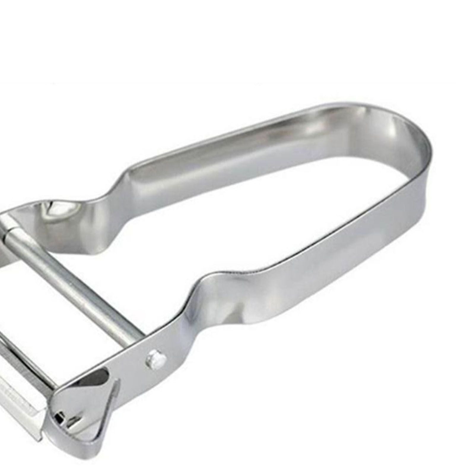 Stainless Steel Peeler U Shape Ergonomic Handle Fruit Peeler Vegetable Peeler for Kitchen Silver V1294-YM0512-3118220279211
