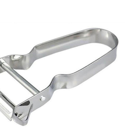 Stainless Steel Peeler U Shape Ergonomic Handle Fruit Peeler Vegetable Peeler for Kitchen Silver V1294-YM0512-3118220279211