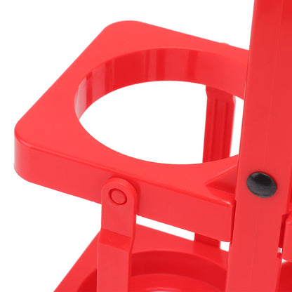 Beer Caddy Holder 2 Pack Foldable Portable Beer Beverage Display Basket Beer Bottle Carrier with Thickened V1294-YM0512-3118220279412