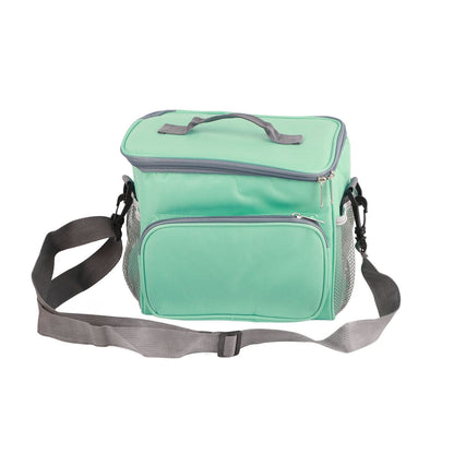 Insulated Bag Cloth Multifunction Modern Thermal Lunch Handbag with Single Shoulder for Home Work Green V1294-YM0512-3118220279811