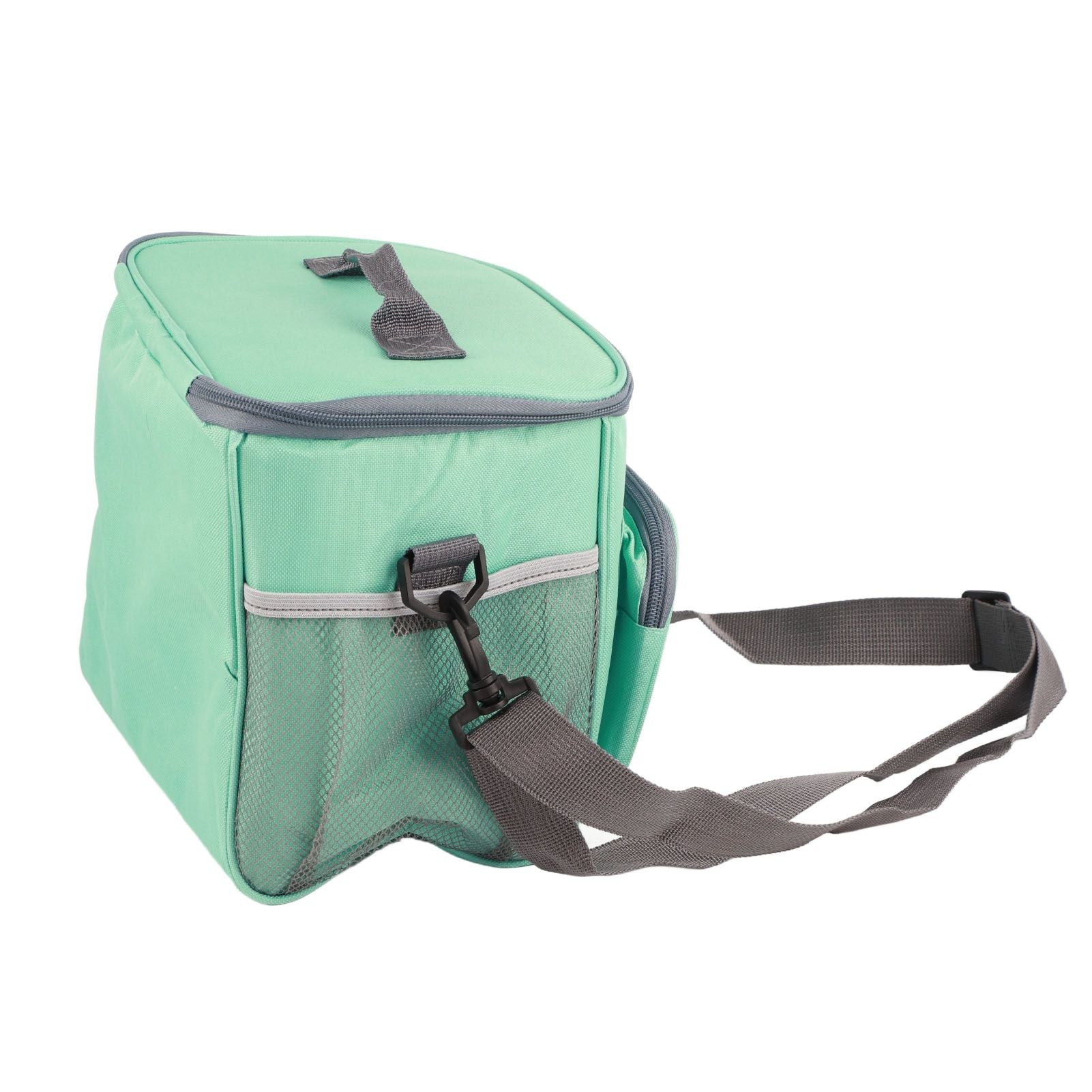 Insulated Bag Cloth Multifunction Modern Thermal Lunch Handbag with Single Shoulder for Home Work Green V1294-YM0512-3118220279811