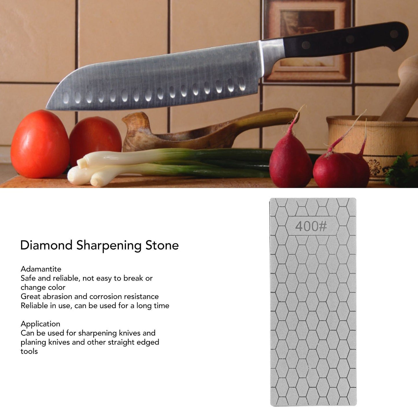 Diamond Sharpening Stone Rectangle Diamond Knife Sharpening Plate Whetstone Grindstone Grinder Tool for V1294-YM0512-3118220280411
