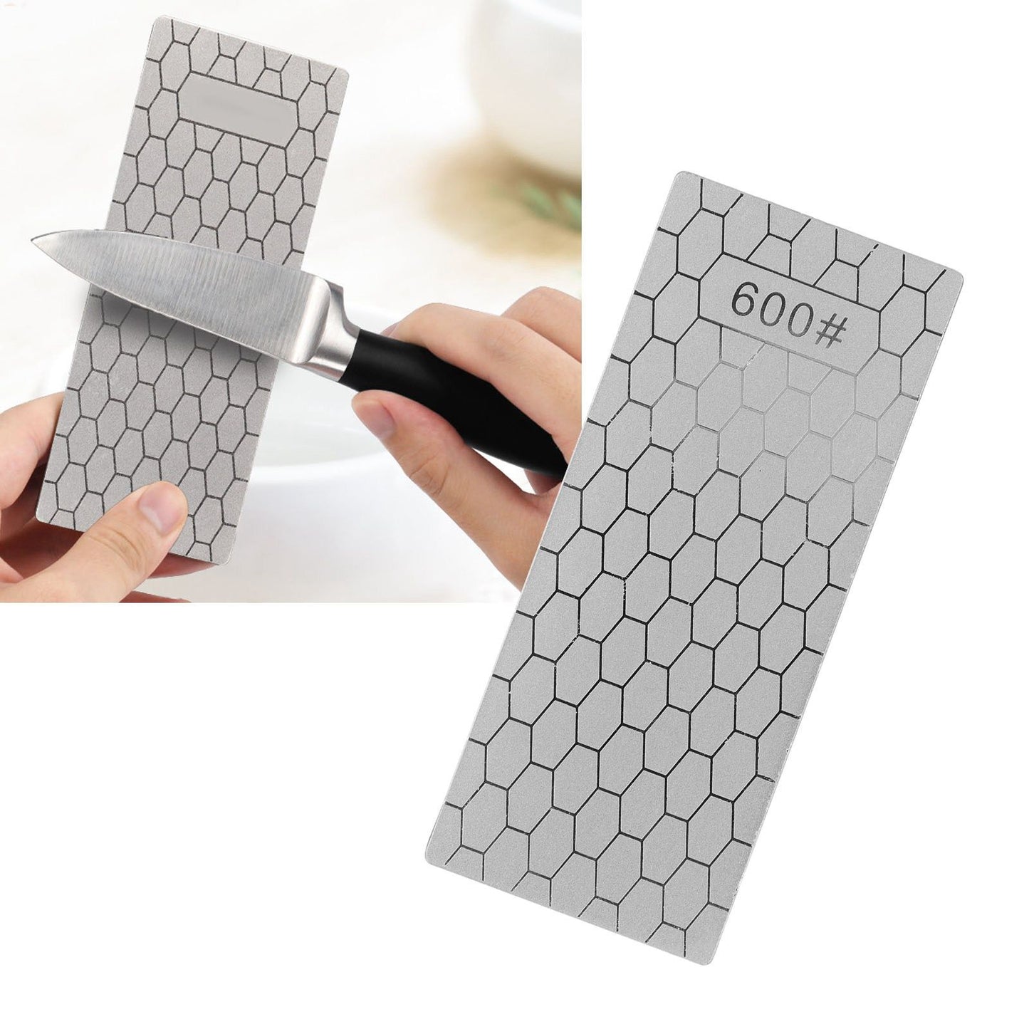 Diamond Sharpening Stone Rectangle Diamond Knife Sharpening Plate Whetstone Grindstone Grinder Tool for V1294-YM0512-3118220280412