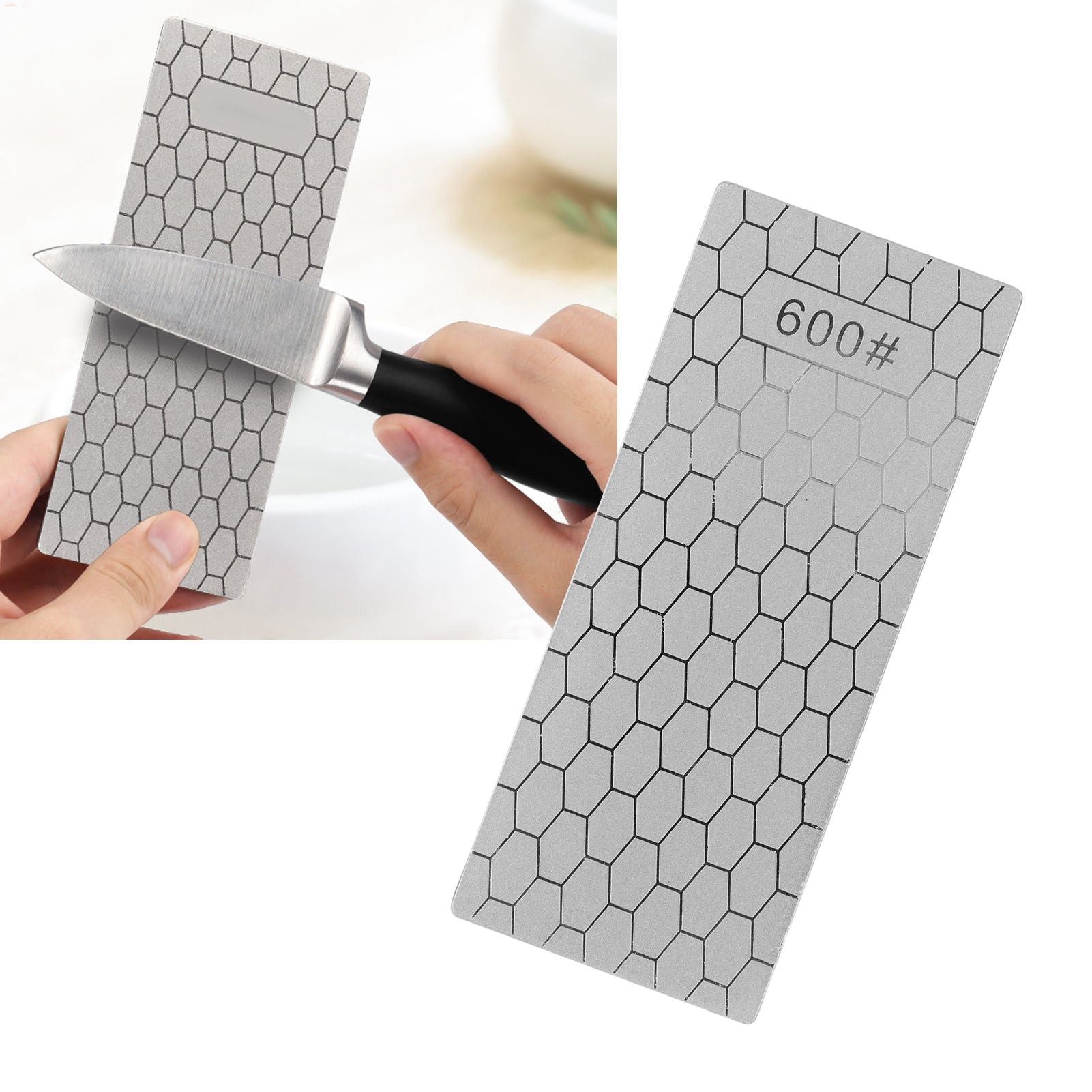 Diamond Sharpening Stone Rectangle Diamond Knife Sharpening Plate Whetstone Grindstone Grinder Tool for V1294-YM0512-3118220280412
