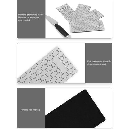 Diamond Sharpening Stone Rectangle Diamond Knife Sharpening Plate Whetstone Grindstone Grinder Tool for V1294-YM0512-3118220280414