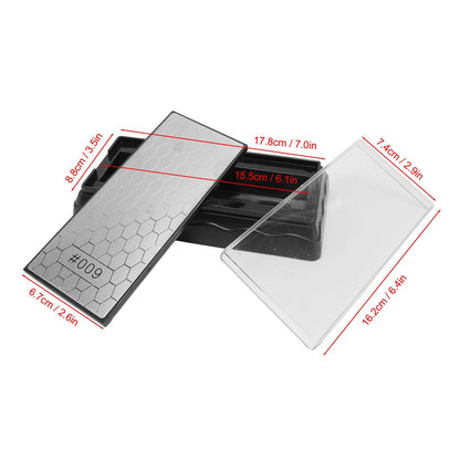 Sharpening Stone 1302B 600/1200 Grit Double Sided Skid Resistant Base Knife Polishing Tool for Kitchen V1294-YM0512-3118220280511