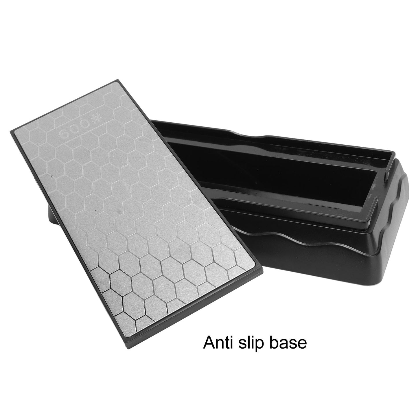 Sharpening Stone 1302B 600/1200 Grit Double Sided Skid Resistant Base Knife Polishing Tool for Kitchen V1294-YM0512-3118220280511
