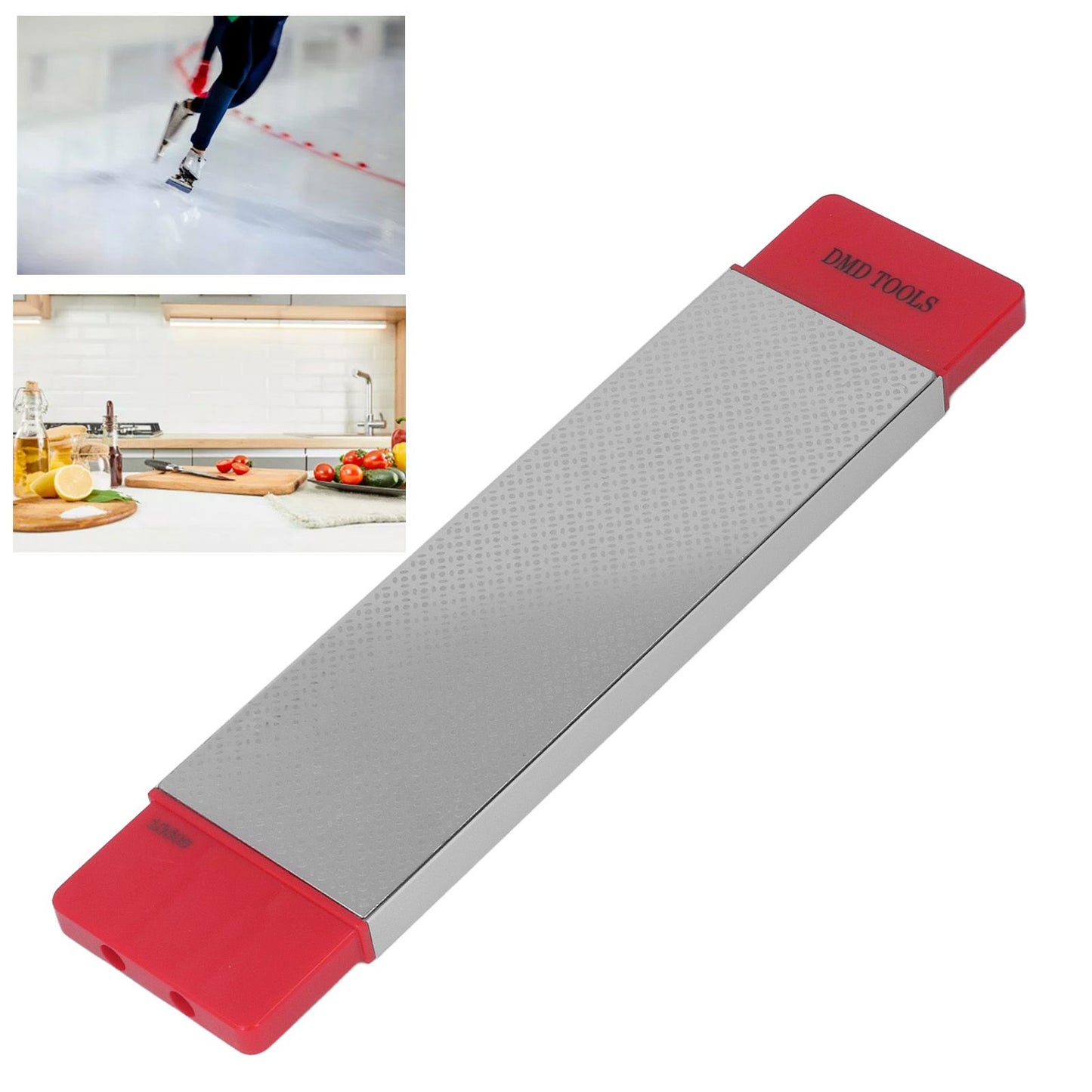 Diamond Sharpening Stone Double Sided 360 1000 Grit Knife Sharpener for Speed Skating Ice Skate V1294-YM0512-3118220280611