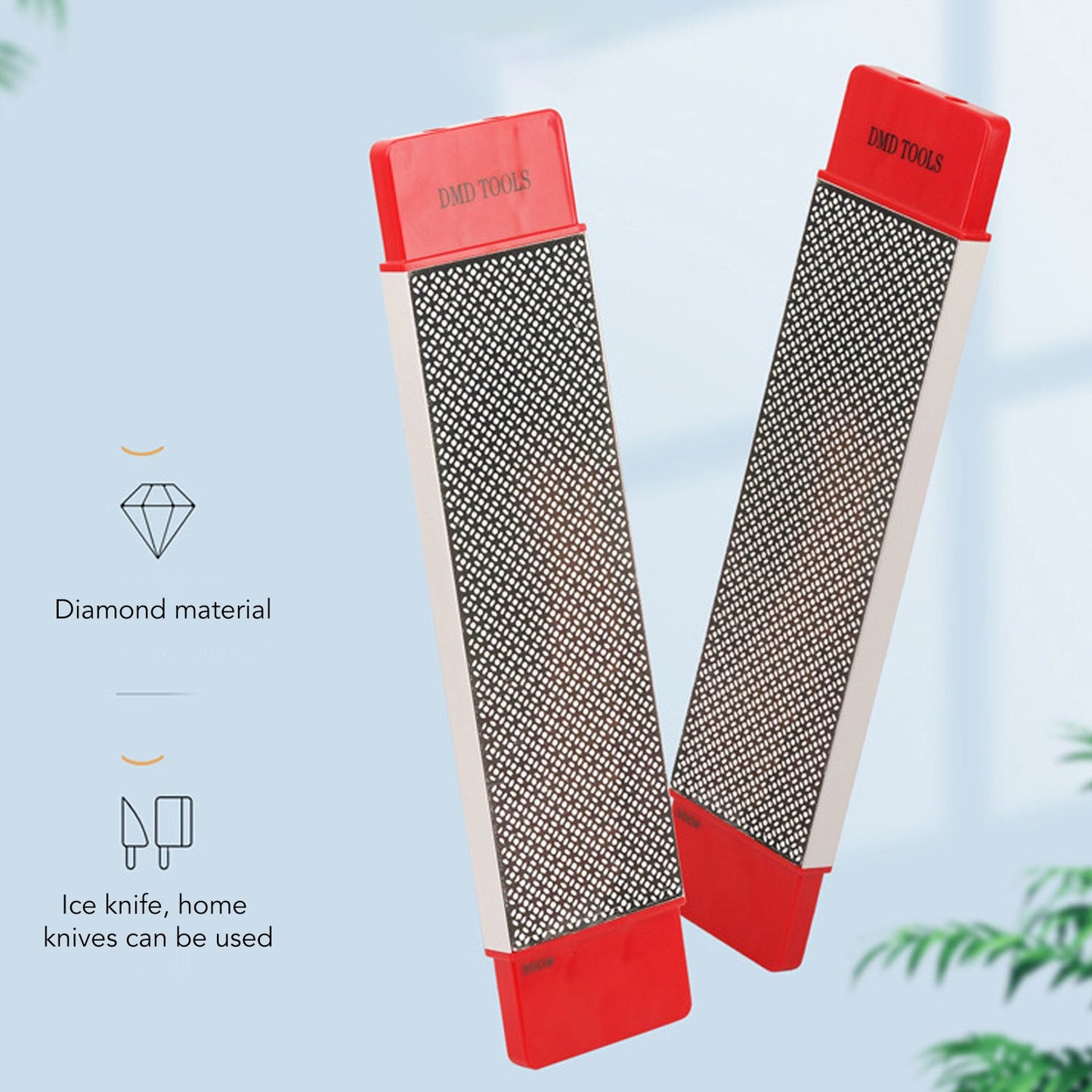 Diamond Sharpening Stone Double Sided 360 1000 Grit Knife Sharpener for Speed Skating Ice Skate V1294-YM0512-3118220280611
