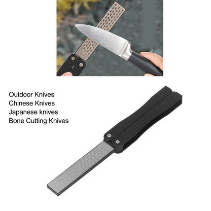 Knife Sharpener Foldable Fan Shaped Adamas Material Lightweight Portable Knife Sharpener for Outdoor Home V1294-YM0512-3118220280711