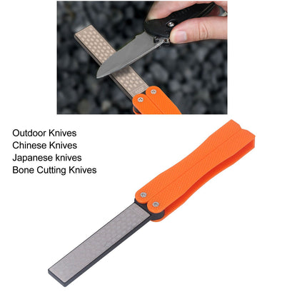 Knife Sharpener Foldable Fan Shaped Adamas Material Lightweight Portable Knife Sharpener for Outdoor Home V1294-YM0512-3118220280712