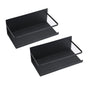 2pcs Magnetic Spice Rack Refrigerator Storage Rack Multi Function Kitchen Storage Shelves Rack Black V1294-YM0512-3118220281911