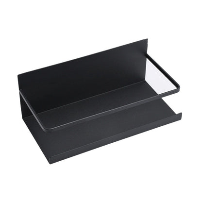 2pcs Magnetic Spice Rack Refrigerator Storage Rack Multi Function Kitchen Storage Shelves Rack Black V1294-YM0512-3118220281911