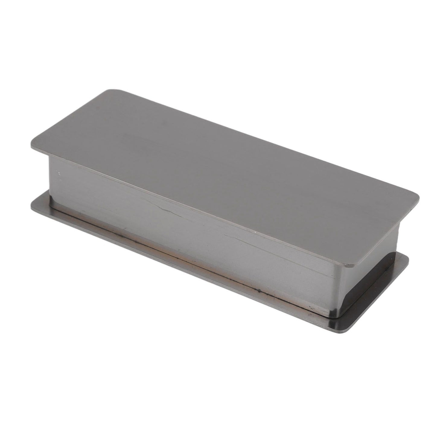 Toothpick Holder Stainless Steel Rectangular Toothpick Holder with Lid for Home Bar Hotel Restaurant Silvery V1294-YM0512-3118220282812