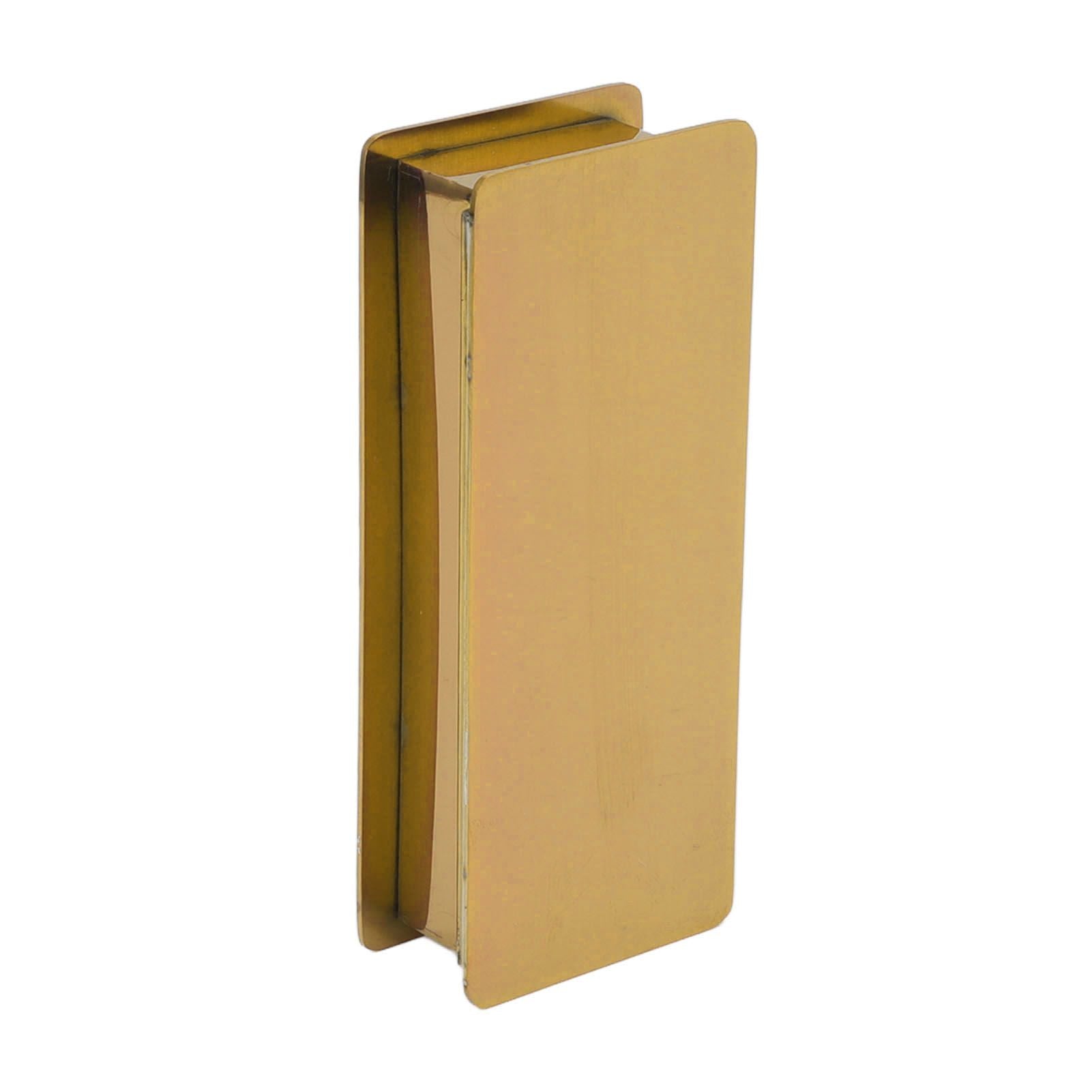 Toothpick Holder Stainless Steel Rectangular Toothpick Holder with Lid for Home Bar Hotel Restaurant Gold V1294-YM0512-3118220282813