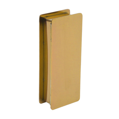 Toothpick Holder Stainless Steel Rectangular Toothpick Holder with Lid for Home Bar Hotel Restaurant Gold V1294-YM0512-3118220282813