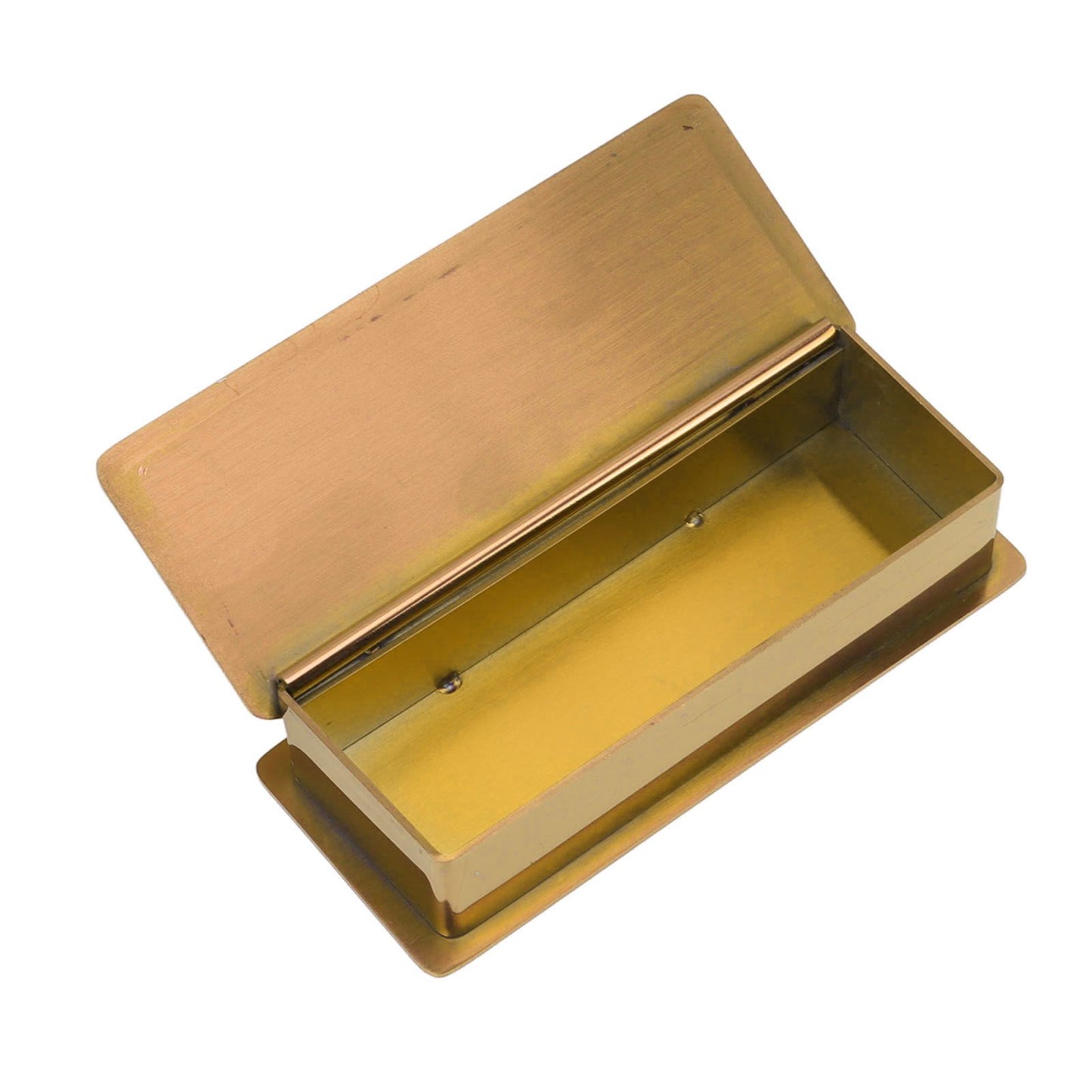 Toothpick Holder Stainless Steel Rectangular Toothpick Holder with Lid for Home Bar Hotel Restaurant Gold V1294-YM0512-3118220282813