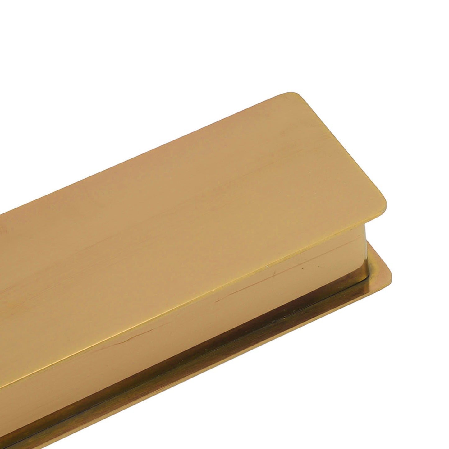 Toothpick Holder Stainless Steel Rectangular Toothpick Holder with Lid for Home Bar Hotel Restaurant Gold V1294-YM0512-3118220282813