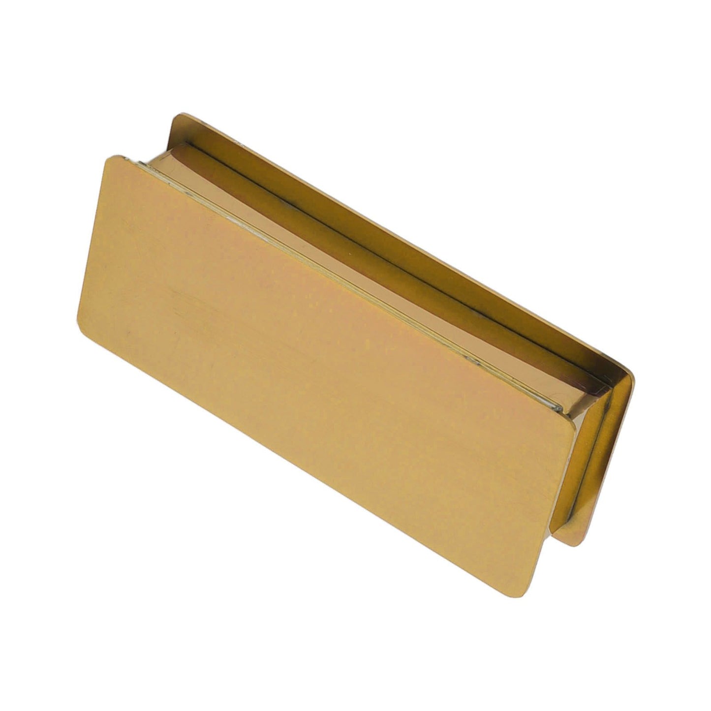 Toothpick Holder Stainless Steel Rectangular Toothpick Holder with Lid for Home Bar Hotel Restaurant Gold V1294-YM0512-3118220282813
