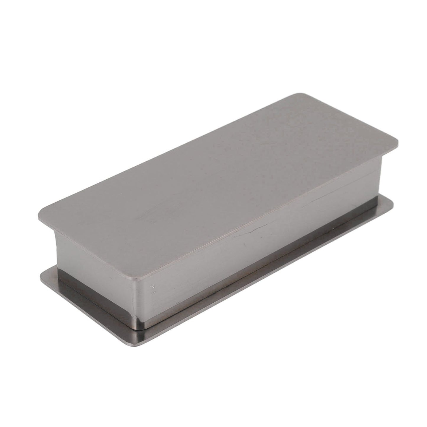 Toothpick Holder Stainless Steel Rectangular Toothpick Holder with Lid for Home Bar Hotel Restaurant Silver V1294-YM0512-3118220282814