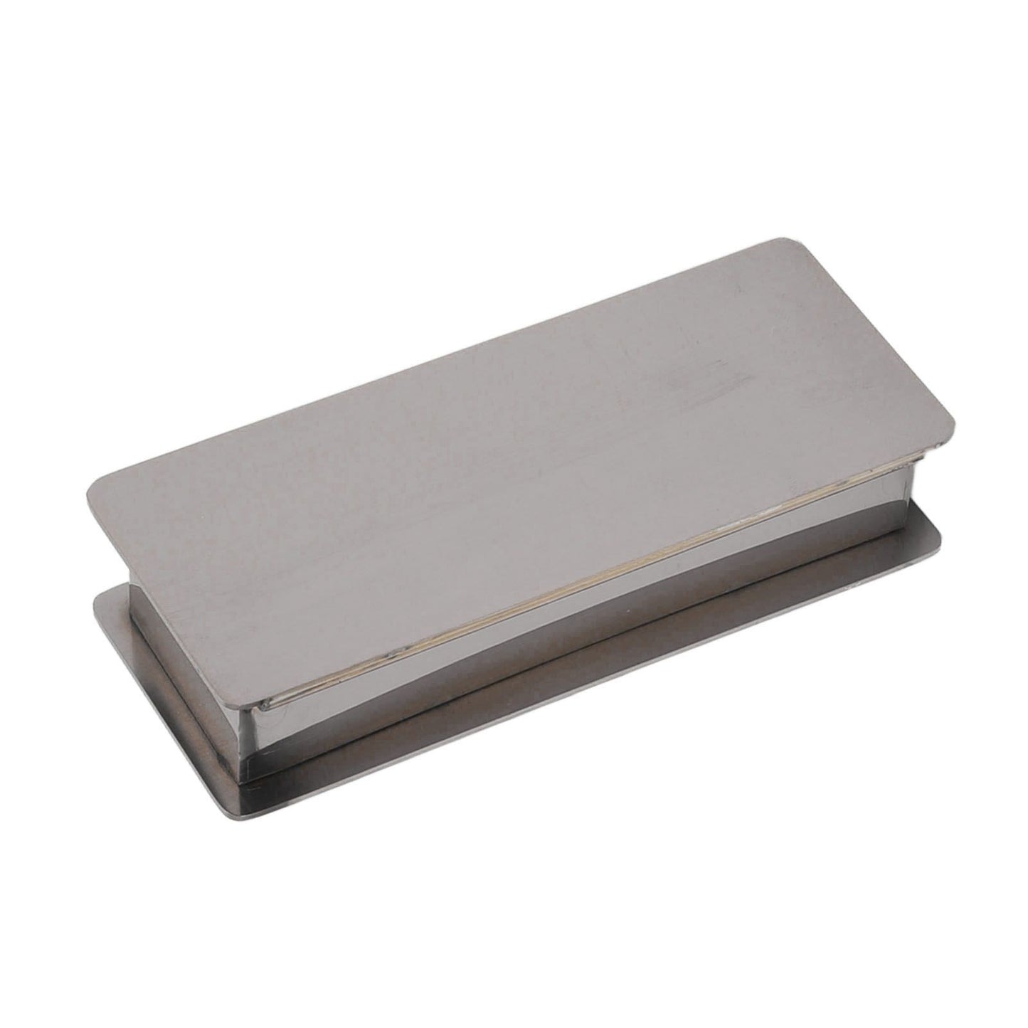 Toothpick Holder Stainless Steel Rectangular Toothpick Holder with Lid for Home Bar Hotel Restaurant Silver V1294-YM0512-3118220282814