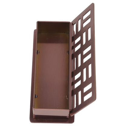 Stainless Steel Toothpick Holder Hollowed Out Rust Prevention Rectangle Toothpick Box for Restaurant Hotels V1294-YM0512-3118220282911
