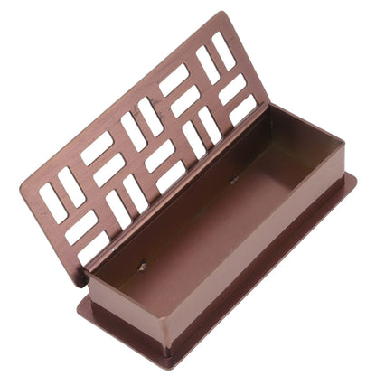 Stainless Steel Toothpick Holder Hollowed Out Rust Prevention Rectangle Toothpick Box for Restaurant Hotels V1294-YM0512-3118220282911