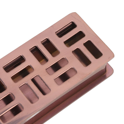 Stainless Steel Toothpick Holder Hollowed Out Rust Prevention Rectangle Toothpick Box for Restaurant Hotels V1294-YM0512-3118220282911