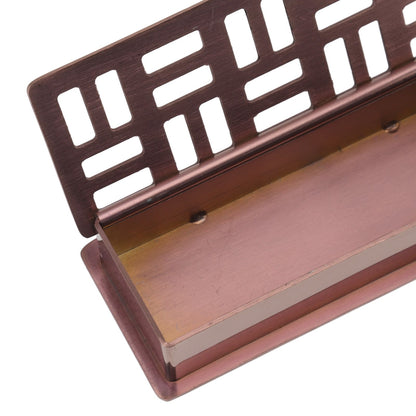 Stainless Steel Toothpick Holder Hollowed Out Rust Prevention Rectangle Toothpick Box for Restaurant Hotels V1294-YM0512-3118220282911