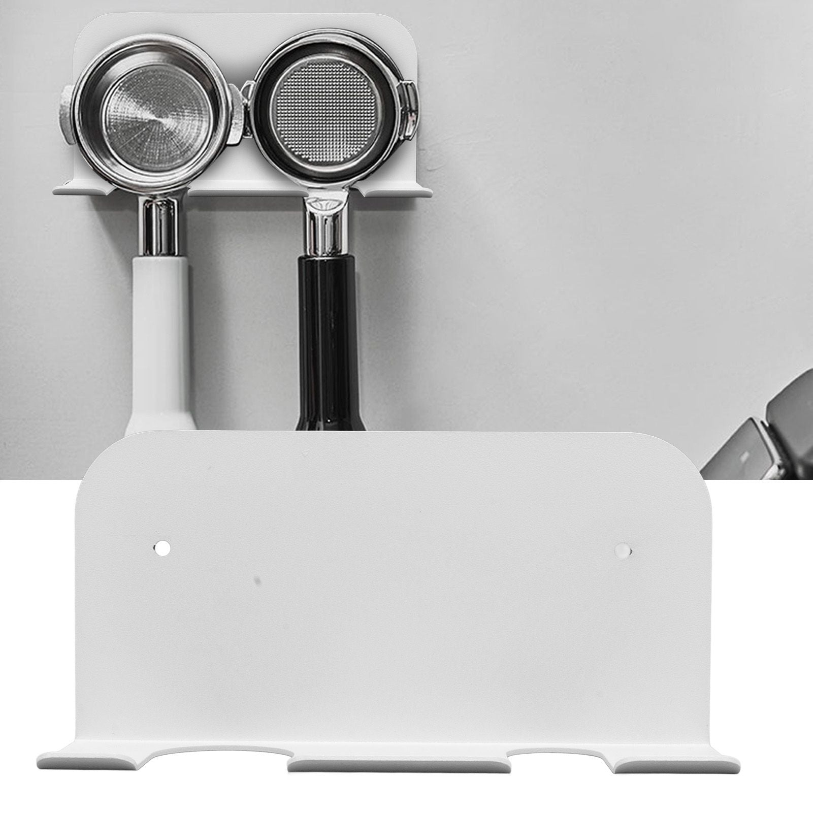 Coffee Bottomless Handle Ear Bracket Space Saving Universal Portafilter Handle Hanger with Adhesive for V1294-YM0512-3118220283111