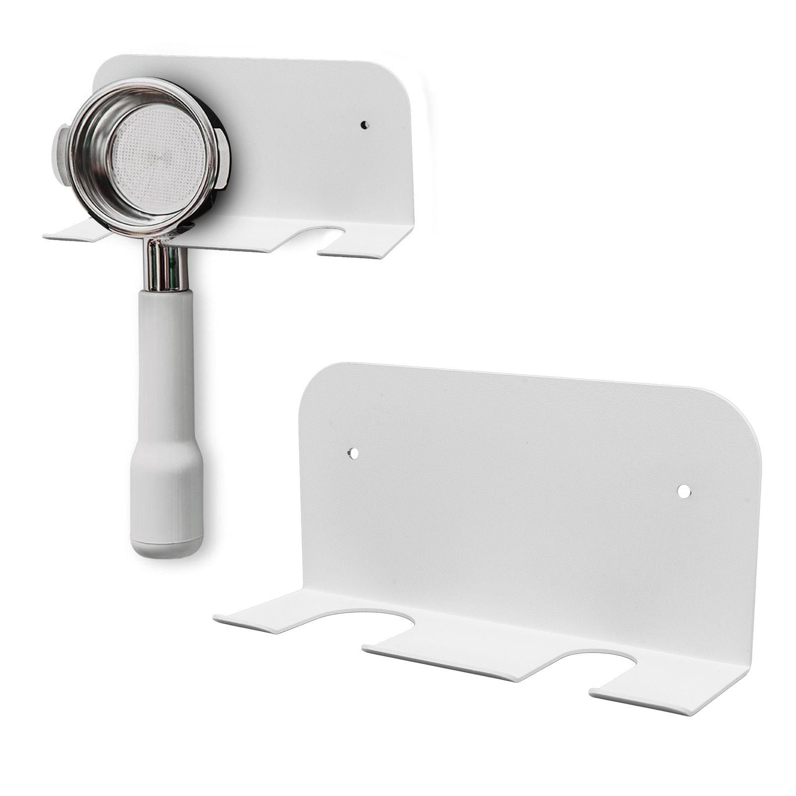Coffee Bottomless Handle Ear Bracket Space Saving Universal Portafilter Handle Hanger with Adhesive for V1294-YM0512-3118220283111