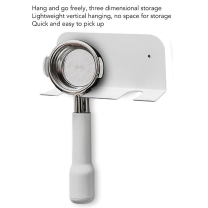 Coffee Bottomless Handle Ear Bracket Space Saving Universal Portafilter Handle Hanger with Adhesive for V1294-YM0512-3118220283111