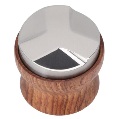 Coffee Distributor Stainless Steel Rosewood Coffee Tamper Leveler for Coffee Accessories 51mm / 2.0in V1294-YM0512-3118220283611