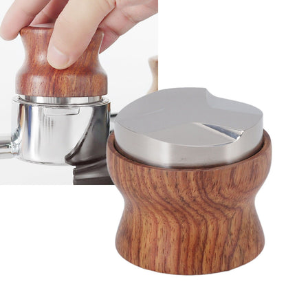 Coffee Distributor Stainless Steel Rosewood Coffee Tamper Leveler for Coffee Accessories 51mm / 2.0in V1294-YM0512-3118220283611