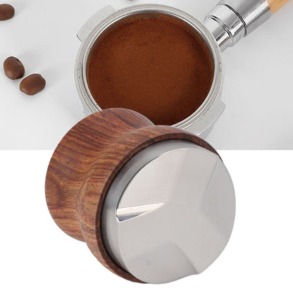 Coffee Distributor Stainless Steel Rosewood Coffee Tamper Leveler for Coffee Accessories 58mm / 2.3in V1294-YM0512-3118220283613