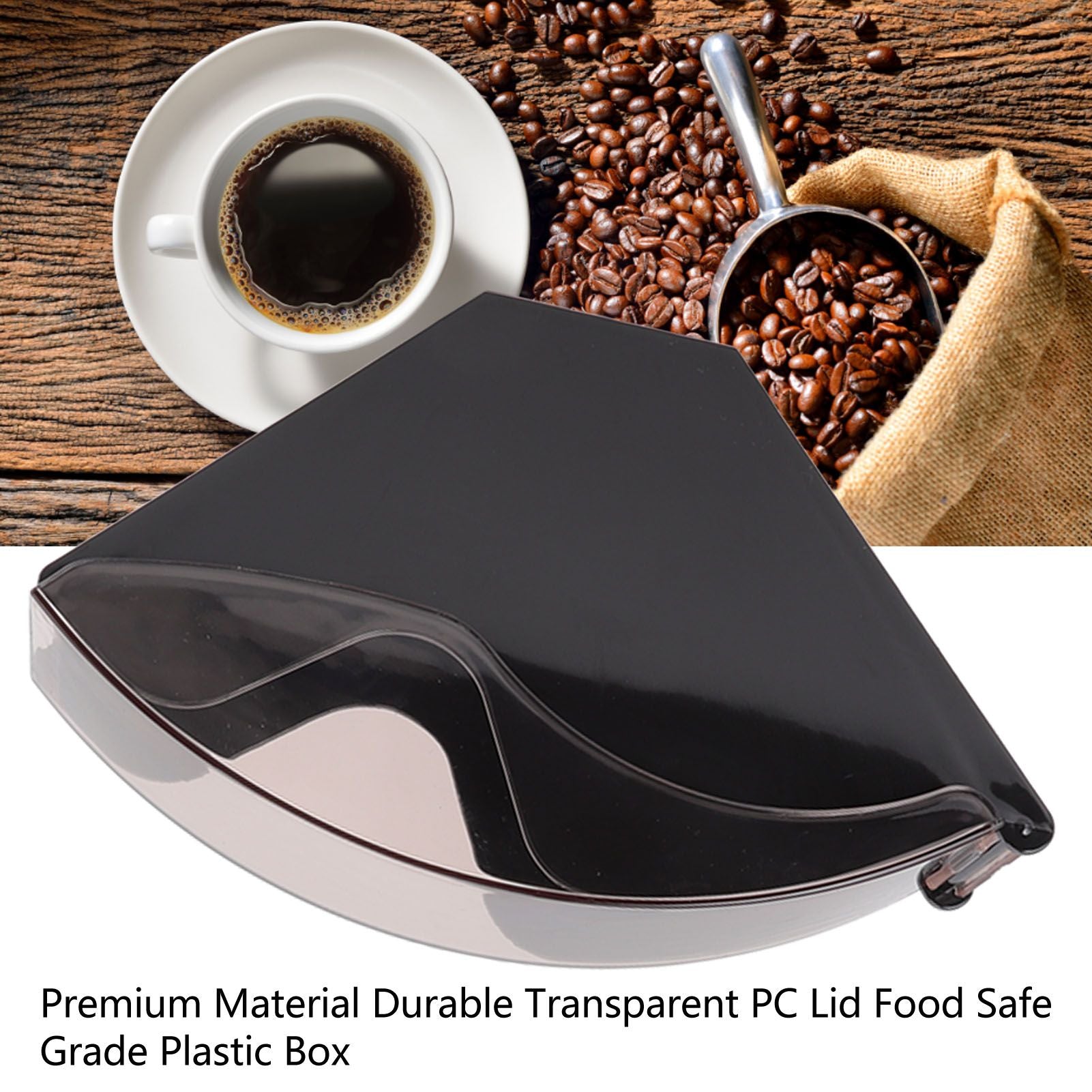 Coffee Filter Paper Storage Holder Hand Brewed Coffee Filter for V60 Fan Shaped Dustproof Box Cafe Filter V1294-YM0512-3118220284511