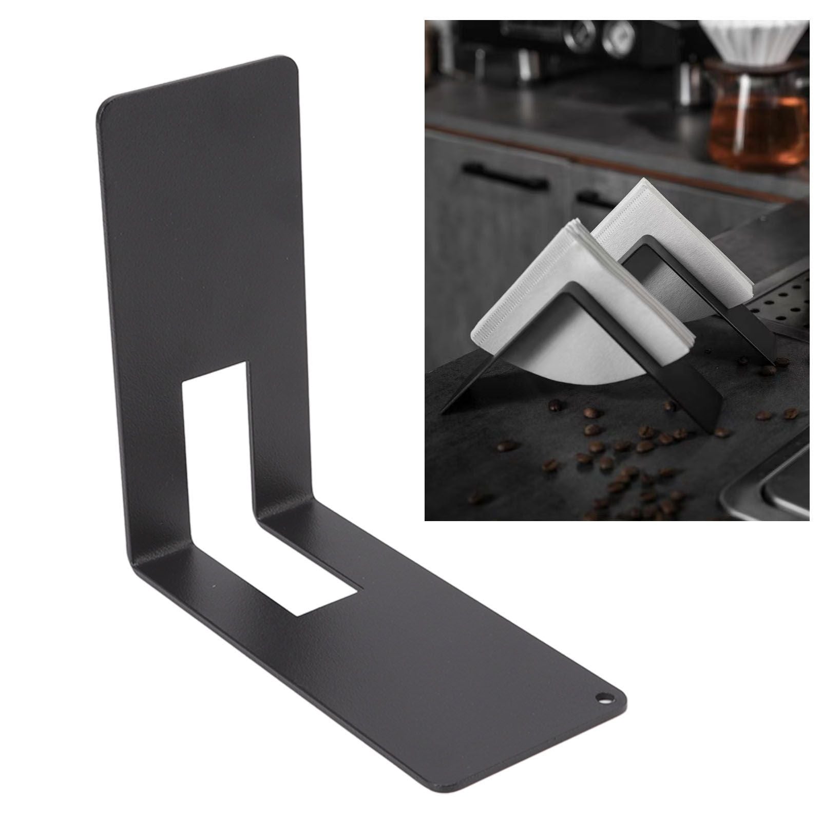 Coffee Filter Paper Holder Stainless Steel Coffee Paper Storage Container Dispenser Rack Coffee Filter Paper V1294-YM0512-3118220285011