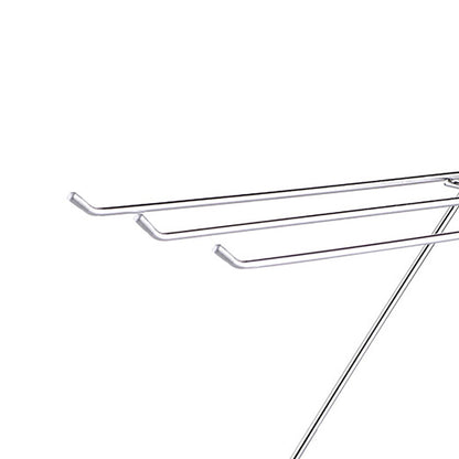 Foldable Floor Towel Holder Stainless Steel Z Shaped 3 Bars Floor Towel Rack for Bathroom Kitchen V1294-YM0512-3118220285311