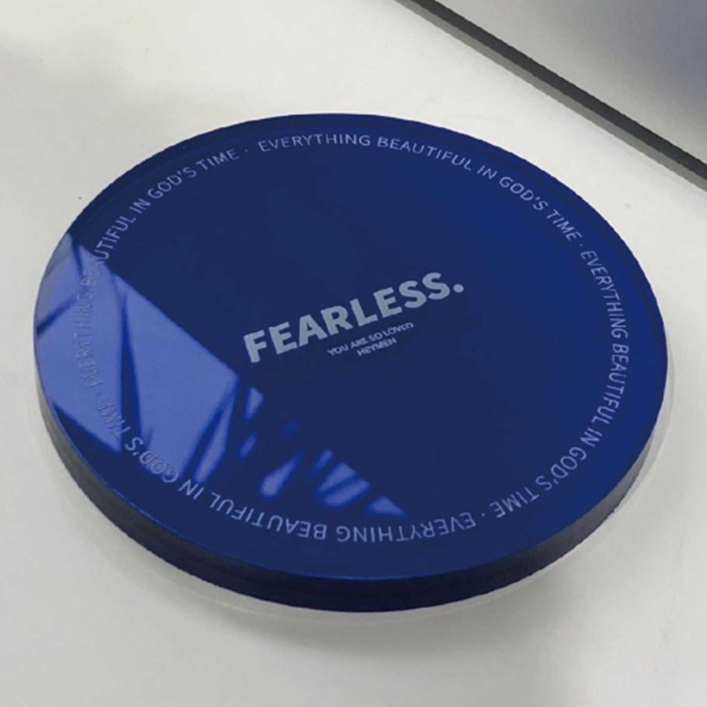 Cup Coasters Minimalist Heat Insulation Decorative Acrylic Coaster for Advertising Accessories Home Blue V1294-YM0512-3118220285412