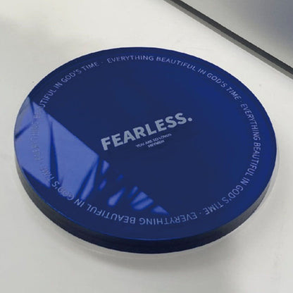 Cup Coasters Minimalist Heat Insulation Decorative Acrylic Coaster for Advertising Accessories Home Blue V1294-YM0512-3118220285412