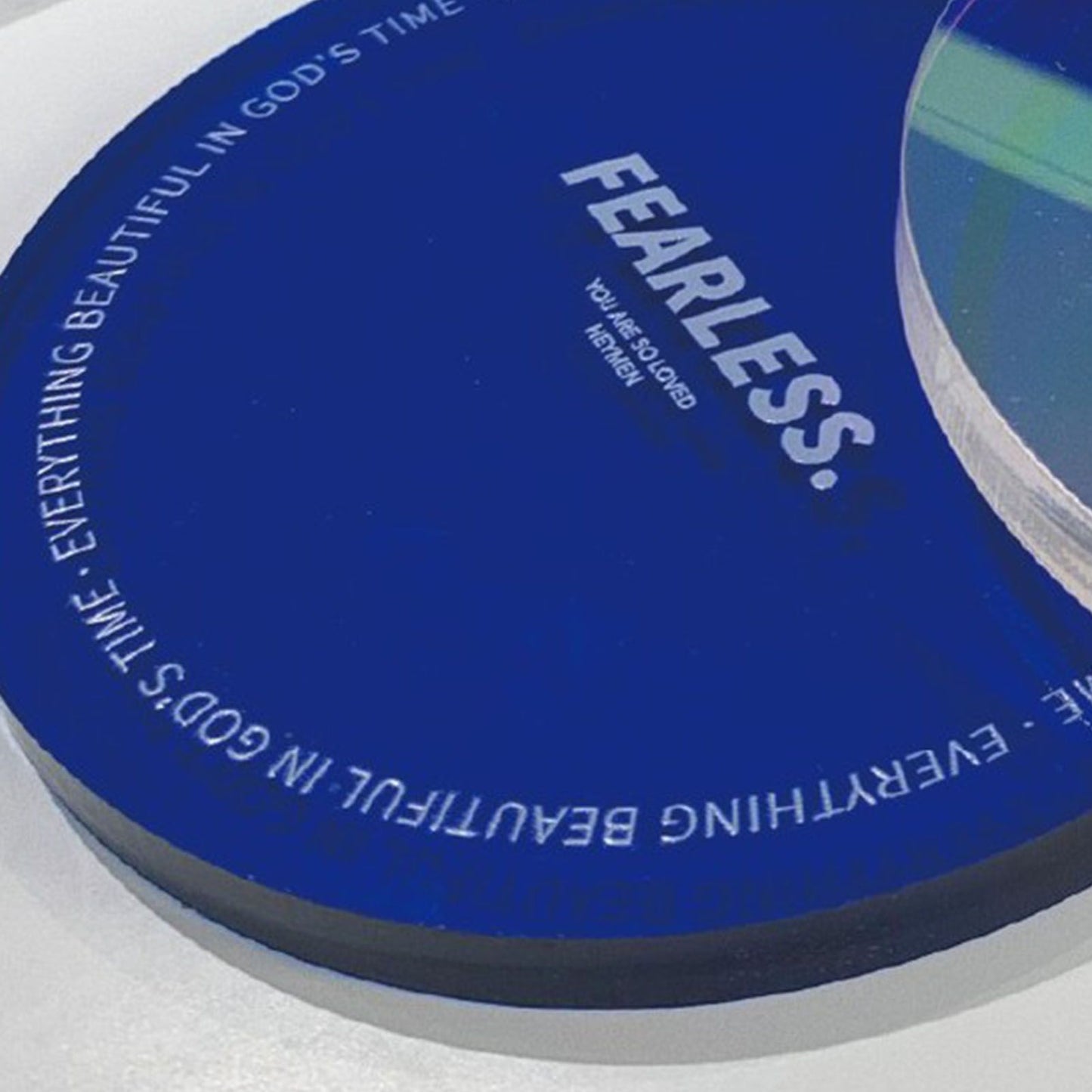 Cup Coasters Minimalist Heat Insulation Decorative Acrylic Coaster for Advertising Accessories Home Blue V1294-YM0512-3118220285412