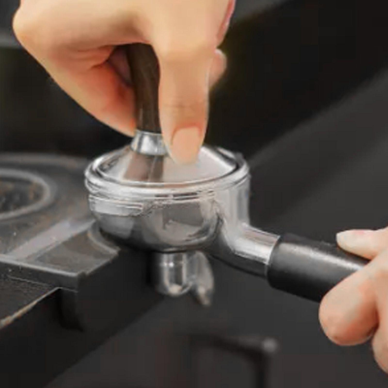 51mm Coffee Tamper Food Grade Stainless Steel Pressure Tamper with Wooden Handle for Coffee Tools V1294-YM0512-3118220285911